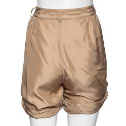 Dolce & Gabbana Beige Silk Shorts M