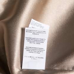 Pre Owned Dolce & Gabbana Brown Leopard Printed Silk Crystal Embellished Mini Skirt M