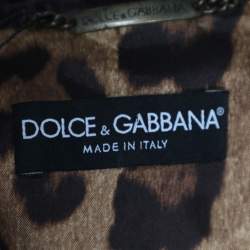 مملوكة مسبقًا جاكيت دولتشي أند غابانا قطيفة أرجواني مكشكش مزين أزرار أمامية مقاس وسط ( ميديوم )