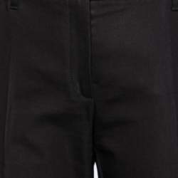 Pre Owned Dolce & Gabbana Black Cotton Flared Trousers L