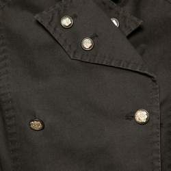 Pre Owned Dolce & Gabbana Military Green Cotton Double Breasted Jacket M