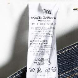Pre Owned Dolce & Gabbana Blue Denim Jeans S