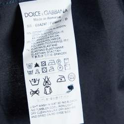 Pre Owned قميص دولتشي أند غابانا قطن أسود ـكمام طويلة مقاس صغير (سمول)