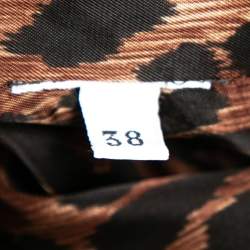 Pre Owned بذلة دولتشي أند غابانا صوف وحرير أزرق كحلي بصف أزرار مقاس صغير - سمول