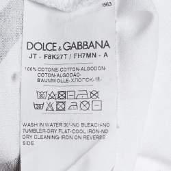 Pre Owned Dolce & Gabbana White Jersey L'amore È Bellezza Print T-shirt S