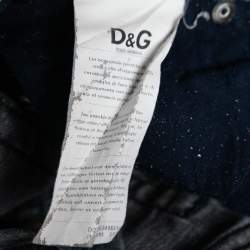 Pre Owned Dolce & Gabbana Blue Cotton Straight Fit Jeans XS 