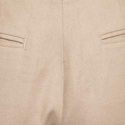 Pre Owned Dolce & Gabbana Beige Cotton Trouser M