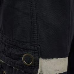 Pre Owned Dolce & Gabbana Black Cotton Cargo Pants L