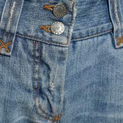 Pre Owned Dolce & Gabbana Blue Wash Denim Boot Cut Jeans M/Waist 30"
