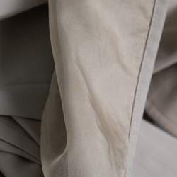 Pre Owned Dolce & Gabbana Beige Cotton Single Breasted Blazer M