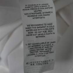 Pre Owned Dolce & Gabbana White Cotton Embroidered T-Shirt M