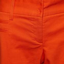 Pre Owned Dolce & Gabbana Orange Cotton Straight Fit Jeans L Waist 36"