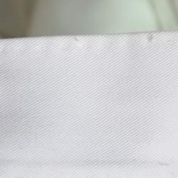 Pre Owned Dolce & Gabbana White Cotton Pleated Mini Skirt S