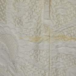 Pre Owned Dolce & Gabbana White Lace Sheath Dress M