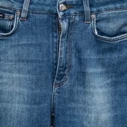 Pre Owned Dolce & Gabbana Blue Denim Slim Fit Jeans XS Waist 24"