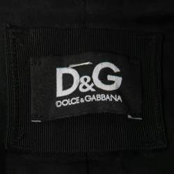 D&G Black Wool Double Breasted Blazer L