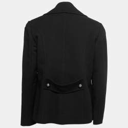 D&G Black Wool Double Breasted Blazer L