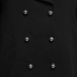 D&G Black Wool Double Breasted Blazer L