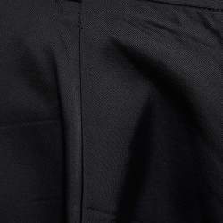Pre Owned Dolce & Gabbana Black Satin Tapered Trousers M