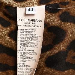 Dolce & Gabbana Red Wool Double-Breasted Coat M
