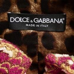 Dolce & Gabbana Red Wool Double-Breasted Coat M