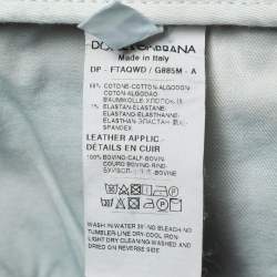 Pre Owned Dolce & Gabbana Blue Distressed Denim Pretty Fit Jeans M Waist 32" 
