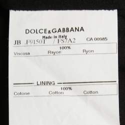Dolce & Gabbana Brown Leopard Print Jersey Hoodie M
