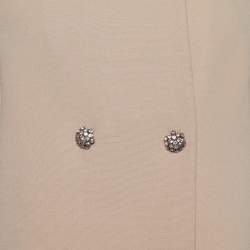 Pre Owned Dolce & Gabbana Beige Wool Button Front Jacket L