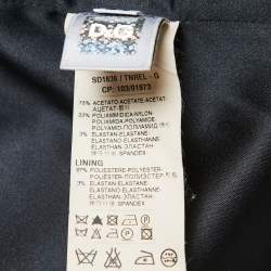 Pre Owned D&G Red Satin Sleeveless Sheath Dress M