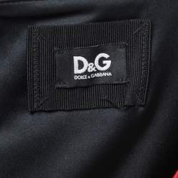 Pre Owned D&G Red Satin Sleeveless Sheath Dress M