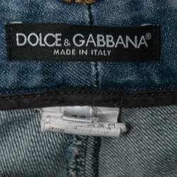Pre Owned Dolce & Gabbana Blue Denim Jeans M Waist 32"