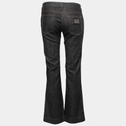 Pre Owned Dolce & Gabbana Black Denim Jeans M Waist 29"