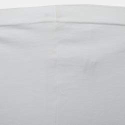 Pre Owned Dolce & Gabbana White Cotton Logo Print T-Shirt XS