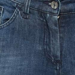 Pre Owned Dolce & Gabbana Navy Blue Denim Straight Leg Jeans M Waist 33" 