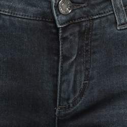 Pre Owned Dolce & Gabbana Grey Blue Denim Pretty Skinny Jeans M Waist 30"