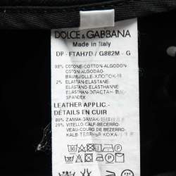 Pre Owned Dolce & Gabbana Grey Blue Denim Pretty Skinny Jeans M Waist 30"