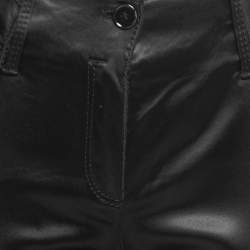 Pre Owned Dolce & Gabbana Black Stretch Satin Jeans M Waist 31"