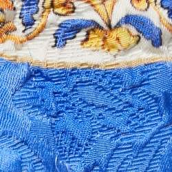 Pre Owned Dolce & Gabbana Multicolor Patterned Jacquard Top M