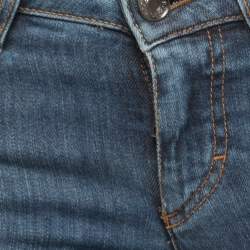 Pre Owned Dolce & Gabbana Blue Washed Denim Cute Jeans XS Waist 28"