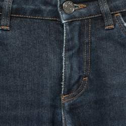 Pre Owned Dolce & Gabbana Navy Blue Denim Cute Jeans S Waist 26"