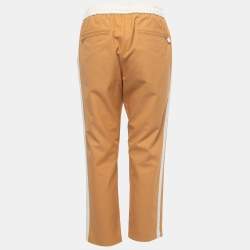 مملوكة مسبقًا Dolce & Gabbana Orange Cotton Drawstring Capri Pants L