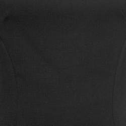 Pre Owned Dolce & Gabbana Black Wool Midi Dress S