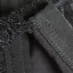 Pre Owned Dolce & Gabbana Black Lace Bustier Top M