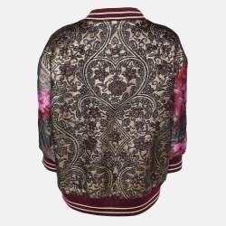 Pre Owned Dolce & Gabbana Multicolor Lurex Brocade Embellished Sweatshirt M