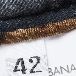 Pre Owned Dolce & Gabbana Grey Denim Slimmy Jeans M Waist 28"