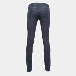 Pre Owned Dolce & Gabbana Dark Blue Denim Stretch Jeans M Waist 32"