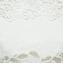 Pre Owned Dolce & Gabbana Cream Linen Blend Sheath Midi Dress XS