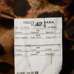 مملوكة مسبقًا Dolce & Gabbana Black Wool Suit M