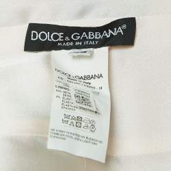 Pre Owned Dolce & Gabbana Pink Floral Printed Crepe Midi Dress XL