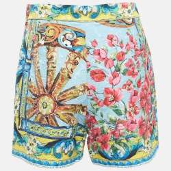 Dolce & Gabbana Multicolor Printed Jacquard Shorts S